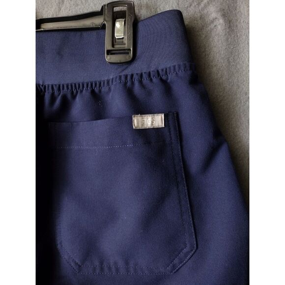 Figs Scrub Pants Womens XS Blue Yola Cargo Ankle Slit W2SW2023‎ Technical - Picture 7 of 10
